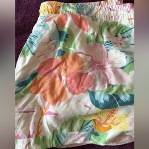 Hawaiian Print- Hurley Shorts - Large